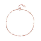 925 Sterling Silver Adjustable Rose Gold Bracelet for Women