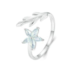 925 Sterling Silver & Opal Ring for Women