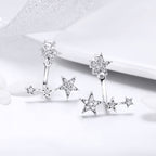 925 Sterling Silver Pavé Setting Earrings for Women