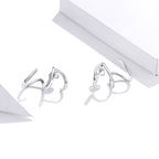 925 Sterling Silver Oxidized Earrings for Women