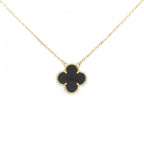 Van Cleef & Arpels Vintage Alhambra Necklace — Luck, Carved in Gold