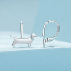 925 Oxidized Silver Earrings 17mm for Women