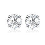 925 Sterling Silver Earrings with Pavé Setting CZ