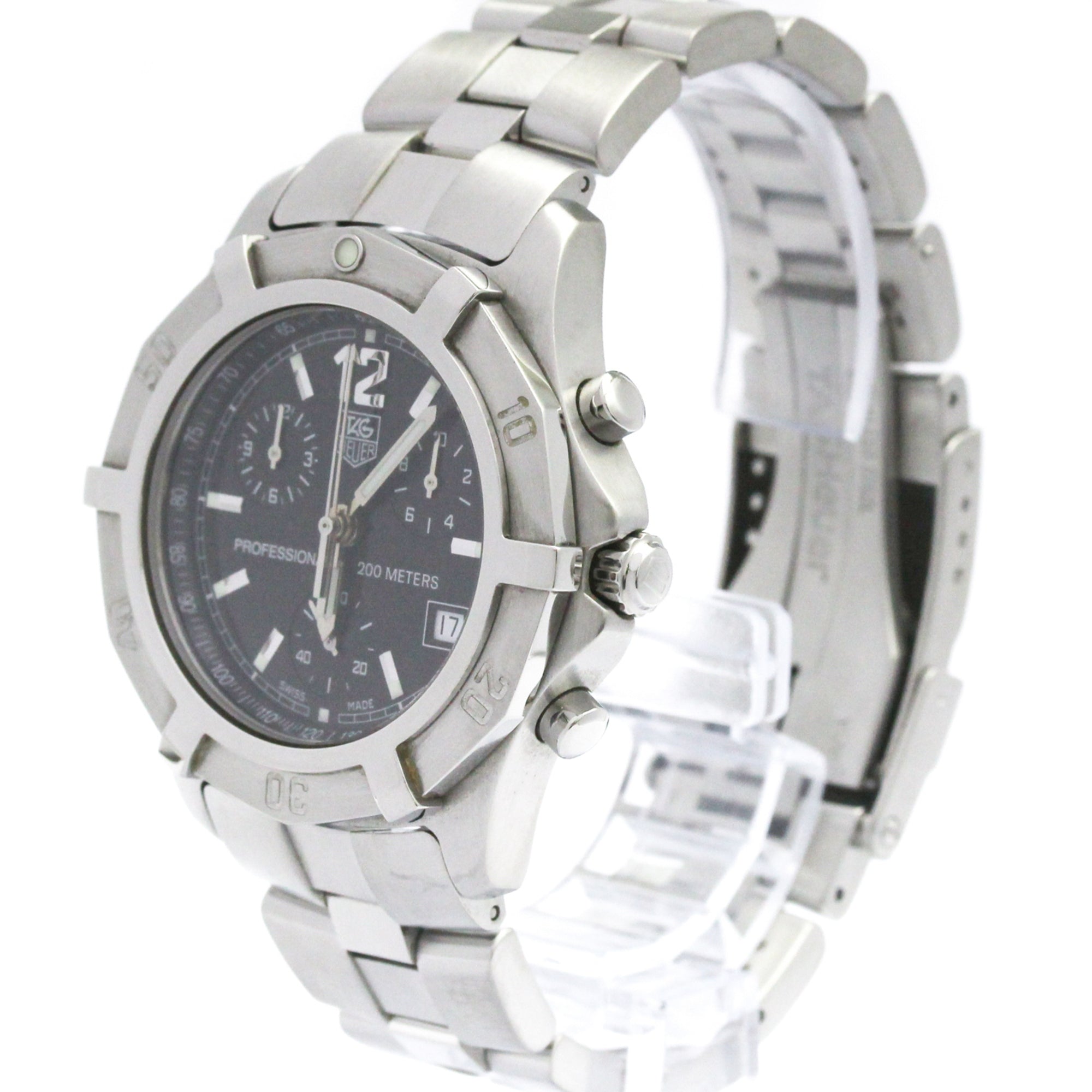 TAG Heuer 2000 Series Stainless Steel Quartz Mens Watch — CN1110.FC