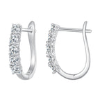 S925 Sterling Silver Moissanite Earrings 0.30 Carat for Women