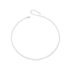 925 Sterling Silver White Gold Plated Necklace with Quality Shell Pearl for Women