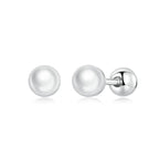 925 Sterling Silver Quality Shell Pearl Earrings for Women