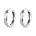 925 Sterling Silver Earrings 1.3*0.3cm for Women