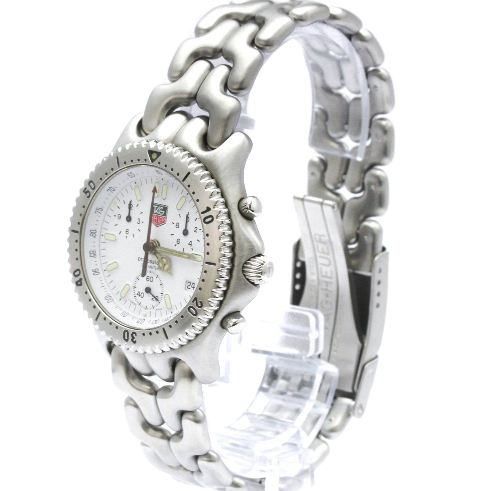 TAG Heuer SEL Chronograph Steel Quartz Mens Watch — CG1112.S