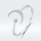 925 Sterling Silver Ring with Pavé Setting CZ