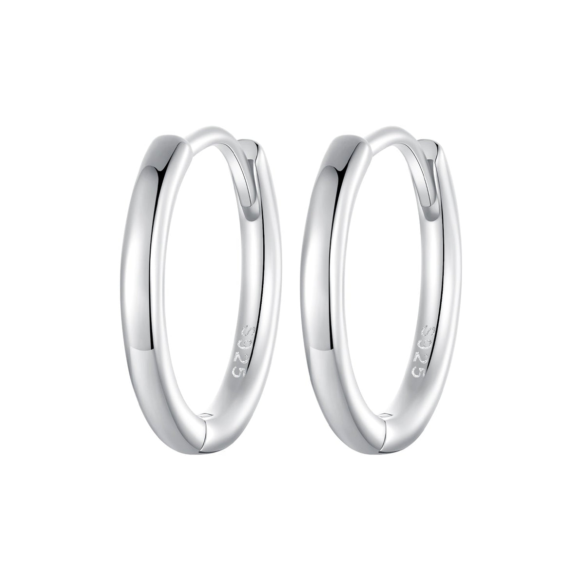 925 Sterling Silver & White Gold Plated Earrings for Women
