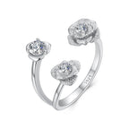 925 Sterling Silver 0.8cm Pavé Setting CZ Ring