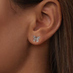 925 Sterling Silver Oxidized Silver Earrings for Women