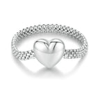925 Sterling Silver 2.5mm Width Ring for Women