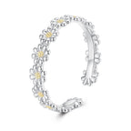 925 Sterling Silver Ring for Women - Style E, 0.4cm Width