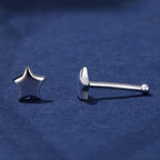S925 Sterling Silver Earrings with Plated Platinum Finish for Women