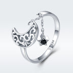 925 Sterling Silver Ring for Women - Width 0.2cm, Height 1.1cm