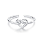 925 Sterling Silver & Plated White Gold 1.6mm Ring for Women