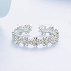 925 Sterling Silver Ring for Women - Style E, 0.4cm Width