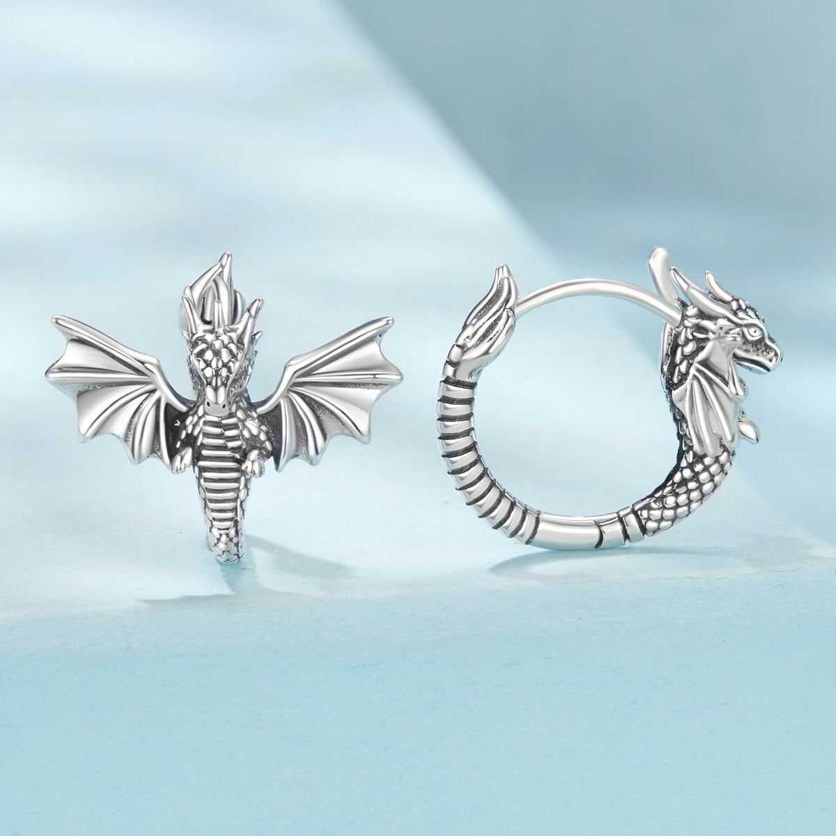 925 Sterling Silver Oxidized Silver Earrings for Women