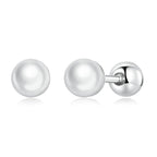 925 Sterling Silver Quality Shell Pearl Earrings for Women