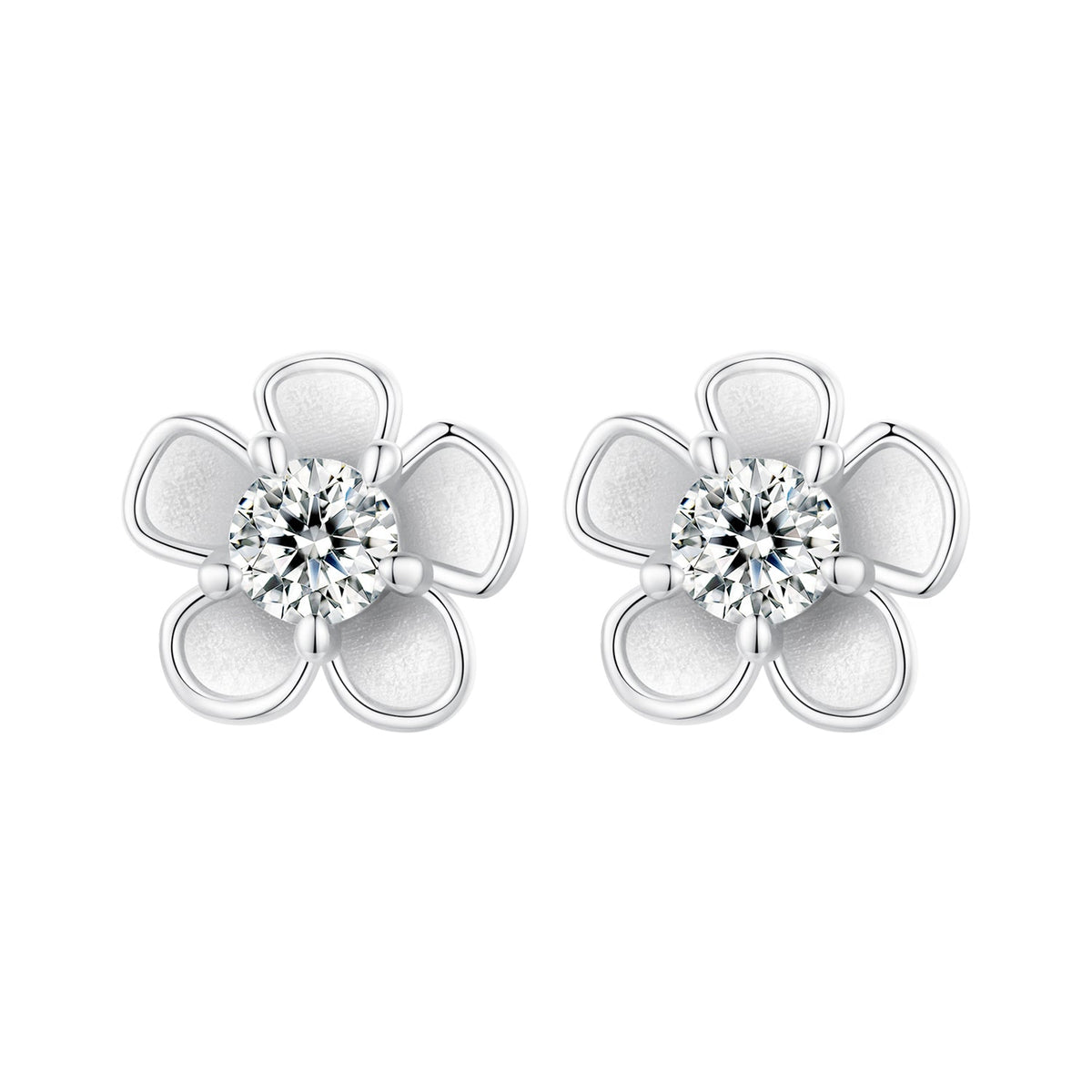 S925 Sterling Silver 3.00 Carat Moissanite Earrings for Women