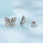 925 Sterling Silver Oxidized Silver Earrings for Women