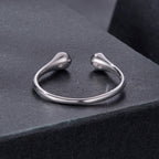 925 Sterling Silver Moissanite Ring Size E