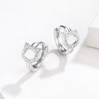 925 Sterling Silver CZ Earrings for Women