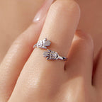 925 Sterling Silver Pavé Setting CZ Ring for Women