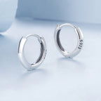 925 Sterling Silver Oxidized 14x3mm Earrings
