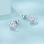 925 Sterling Silver Nano Opal Stone Earrings 6mm