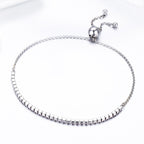 925 Sterling Silver Bracelet 27cm for Women