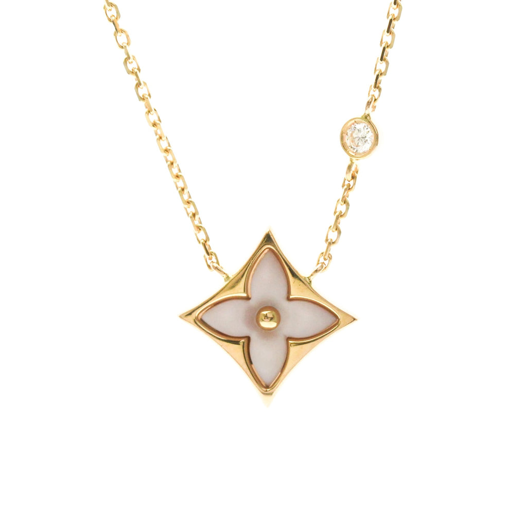 Louis Vuitton Star Blossom Necklace — Diamond, Pearl, and Petal
