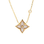 Louis Vuitton Star Blossom Necklace — Diamond, Pearl, and Petal