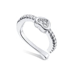 925 Sterling Silver Pavé Setting CZ Earrings for Women