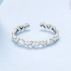 925 Sterling Silver Oxidized Silver 0.3cm Width Ring for Unisex