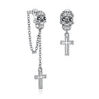 S925 Sterling Silver Oxidized Earrings for Women