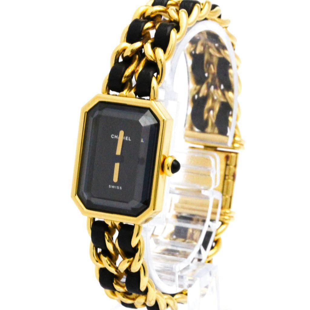 Chanel Première Size L Gold Plated Quartz Ladies Watch — HH0001