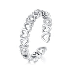 925 Sterling Silver Oxidized Silver 0.4cm Wide Ring