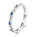 925 Sterling Silver Pavé Setting CZ Ring Size 6.0 for Women