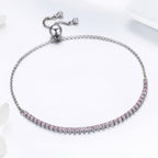 925 Sterling Silver Bracelet 27cm for Women