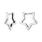 925 Sterling Silver Earrings 1.5cm x 1.7cm for Women