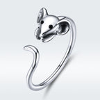 S925 Oxidized Silver Ring