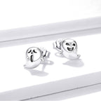 925 Sterling Silver Oxidized Silver Earrings