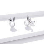 925 Sterling Silver Earrings with Quality Shell Pearl