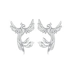 925 Sterling Silver Plated White Gold Earrings for Women