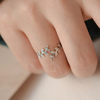 925 Sterling Silver Pavé Setting CZ Ring