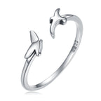S925 Oxidized Silver 0.15cm Ring