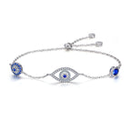 925 Sterling Silver Bracelet 22cm Length 0.9*2.2cm for Women